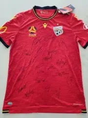 Adelaide United Squad Signed Soccer Guernsey Macron Brand New With Tags...