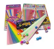 Star Folding Paper colored lucky wish star Pastel / Lucky / Noctilucence Star