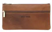 Pierre Cardin Ladies Womens Genuine Soft Leather Italian Wallet Case - Cognac