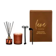 Tempa Luna Salted Caramel Complete Candle Diffuser Gift Set