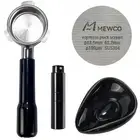 54mm Coffee Bottomless Portafilter and Espresso Puck Screen and Coffee Dosing...