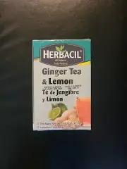 HERBACIL GINGER AND LEMON TEA, Te De Jengibre Y Limon - 25 Tea Bags