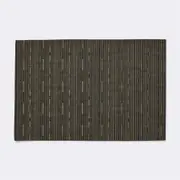 Brilliant Basics Black Flax Placemat