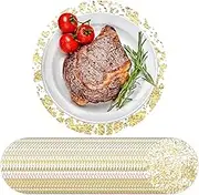 50 Pcs Placemats 13inch Table Mats,Gold Placemats Set,Round Table Placemats,Decorative Place Mats,Elegant Table Place Mats for Home Decoration Dining Table