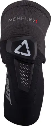 Leatt ReaFlex Hybrid Youth Knee Guards, black One Size