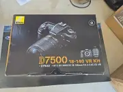 Nikon D7500 Digital SLR Camera AF-S DX 18-140mm f/3.5-5.6G ED VR Lens Kit APS-C