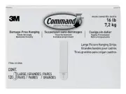 3M - 7100205656 - Command Large Picture Hanging Strips 17206-S120NA (1EA)