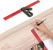 Square Combination Square Ruler Leveling Tool Stainless Steel Heavy Duty Welding Tools for Carpentry Decorator Metallurgist