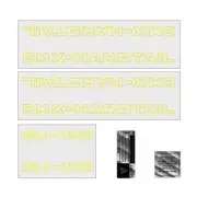 Reliance - Hardtail - Yellow decal set - old school bmx