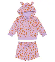 [Stella McCartney Kids] Stella McCartney Kids Baby hoodie and shorts set M 24 purple