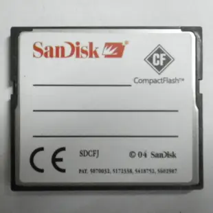 Sandisk 晟碟 2GB CompatchFlash CF 存儲卡