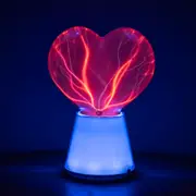 Plasma Heart Lamp - Touch & Sound Reactive