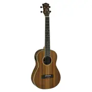Tiki '3 Series' Koa Wood Electric Baritone Ukulele with Gig Bag (Natural Satin)