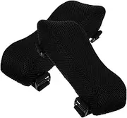 HOMSFOU 2Pcs Chair Armrest Pads Comfortable Office Arm Covers for Desk Chairs Ergonomic Elbow Cushions for Home Office Use Practical Support for Gaming Working Chairs