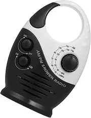 Gadpiparty Waterproof Radio/Portable Shower Sound System Mini Shower Radio Long-Lasting Battery Life