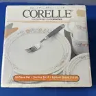 New NIB Corning 16 Pc Corelle APRICOT GROVE Dinner Set Service For 4 116-68