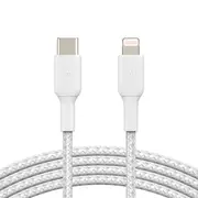 Braided USB-C to Lightning Cable (1m / 3.3ft, White)