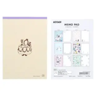 【sun-star】moomin 嚕嚕米 A6 彩色便條本 家族(文具雜貨)