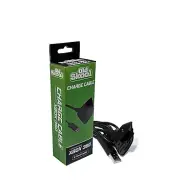 Old Skool Charging Cable for XBOX 360 Wireless Controller - Black