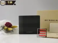 在飛比找Yahoo!奇摩拍賣優惠-☆優買二手精品名牌店☆ Burberry 黑 灰 格紋 防水