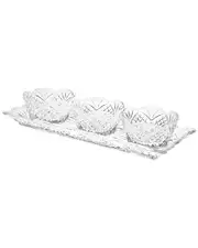 Godinger Dublin Crystal Scalloped Appetizer Server