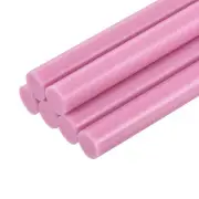 Mini Hot Glue Sticks for Glue Gun 0.43-inch x 8-inch Pink 6pcs