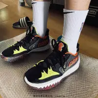 在飛比找Yahoo!奇摩拍賣優惠-Nike Kyrie Low 4 黑黃 歐文 實戰 耐磨 防