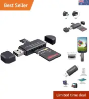 Micro USB OTG USB 2.0 Card Reader Adapter SD/Micro SD Memory Card Reader with...