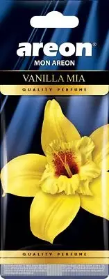 Scent Container Car Fragrance Perfume Vanilla Mia Original Areon Air Freshener