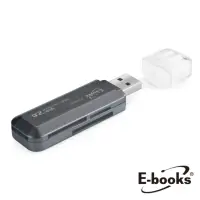 在飛比找momo購物網優惠-【E-books】T34 隨身型40合1四槽讀卡機(USB)