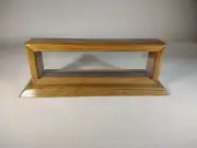 Model Train Display Case HO Scale, Oak