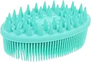 DONFAMDS Silicone Bathing Brush for Dual Sided Massage Shower Scrubber Comfortable Body Cleaner Durable and Easy to Hold for Daily Bathing and Cleansing Supplies