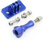 Aluminum Alloy Helmet Fixed Base Sports Camera Accessories Bracket Adapter Blue Premium and Durable New Replacement Parts for GoPro11/10/9