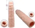 Phallic extension phallic sheath to lengthen penis man wearable sleeve