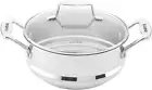 Scanpan Impact Multi Steamer Insert with Lid 16/18/20 Cm Silver