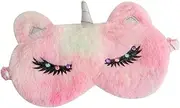 Unicorn Design Sleeping Mask for Eye Cover Light Blocking Funny Eye Mask for Daily Use for Naps Travel and Cute Household Accessory