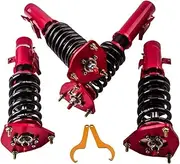 Coilover Shock+Spring+Camber,Compatible With Subaru Impreza WRX 1992-2000 GC8 Coilover Suspensions Shock Absorber Coilovers
