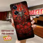 HP 外殼 REALME C55 2023 時尚外殼 SPIDER MAN 保險槓矽膠罐