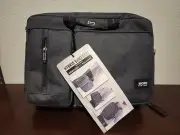 Solo Duane Laptop Briefcase/Backpack Hybrid, Gray/Black Brand New With Tags NWT