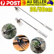 Hand Weeder Tool with Long Handle Manual Weed Digger for Garden Lawn Farmhouse