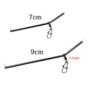 Compact Fishing Antitangle Ledger with Hooked Snap Set of 3 Lightweight Design
