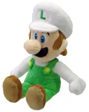 Official San-ei 9" Fire Luigi Soft Stuffed Plush Super Mario Plush Doll 1250