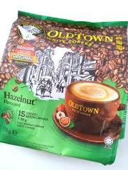 Old Town Instant White Coffee 3 in 1 OldTown Malaysia Hazelnut 38G x 15 Sachets