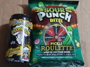 Atomic Fizz Warheads & Sour Punch Bites Pickle Roulette