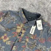Buffalo David Bitton Shirt XXL Button Up Hawaiian Tropical Vacation Cotton 2XL