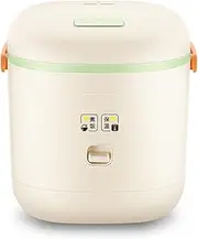 1.2L Mini Rice Cooker with Removable Non-Stick Rice Pot, Keep Warm Function, One Touch Operation, Measuring Cup & Ladle, Portable Small Electric Rice Cooker for 1-2 Person Cooking, 200W,Green