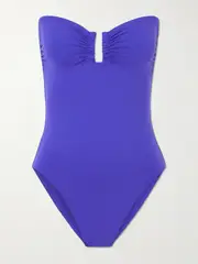 [Eres] Eres - Les Essentiels Cassiopée Bandeau Swimsuit - Purple - FR 44 FR 44 Purple