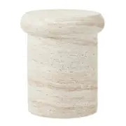 Cooper & Co. Luna 38cm MgO Travertine Look Stool