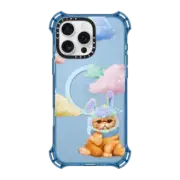 iPhone 16 Pro Max Bounce Case MagSafe Compatible Amber Cat Sky by LeonLollipop