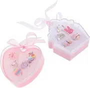 Kisangel 2Sets Adorable Adjustable Cartoon Ring Set for Creative Finger Rings Fun Shapes for Playful Decoration Present for Birthdays and Celebrations